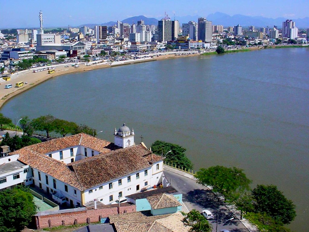 Foto: Igreja de Nossa Senhora da Lapa e Rio Paraiba do Sul por Antonio Leudo - Arquivo TurisRio