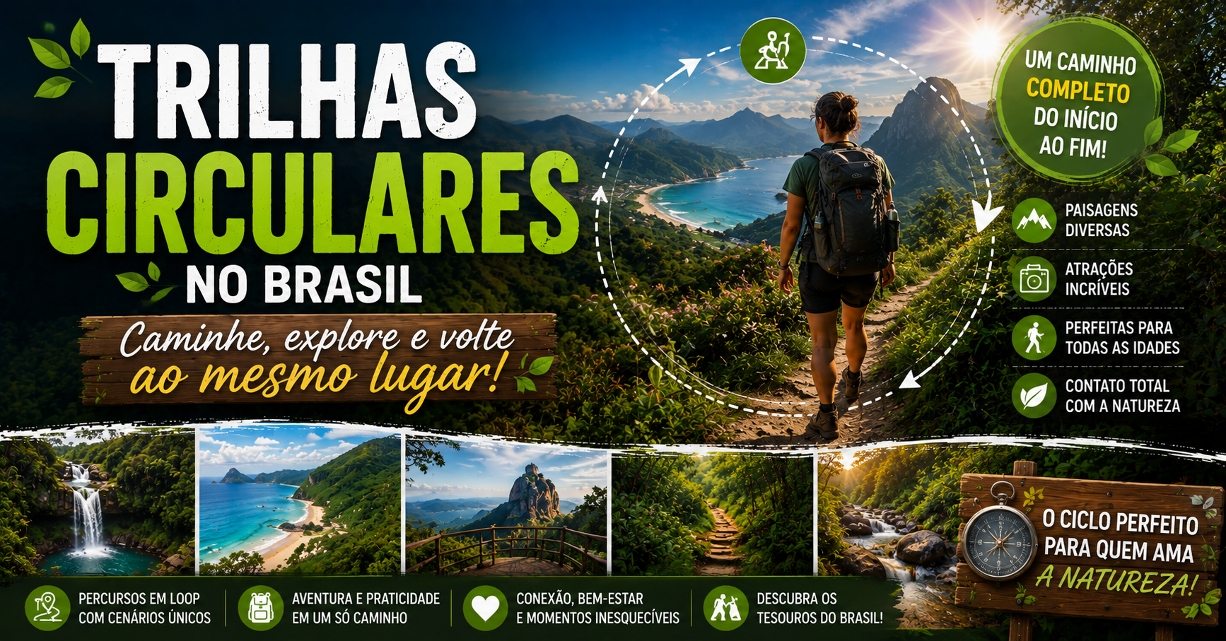 Trilhas Circulares no Brasil