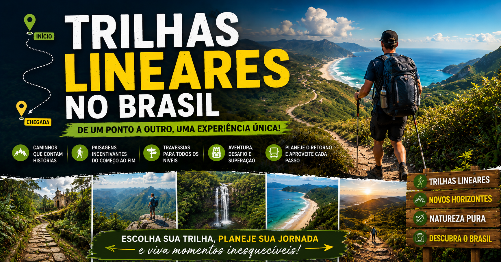 Trilhas Lineares no Brasil